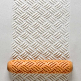 MKM HandRoller Herringbone Pattern - 10 cm (HR-062) – The Clay